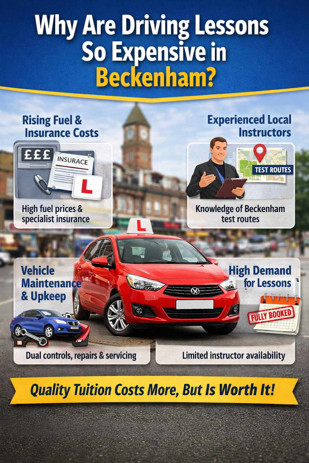 Why Are Driving Lessons So Expensive in Beckenham? 2