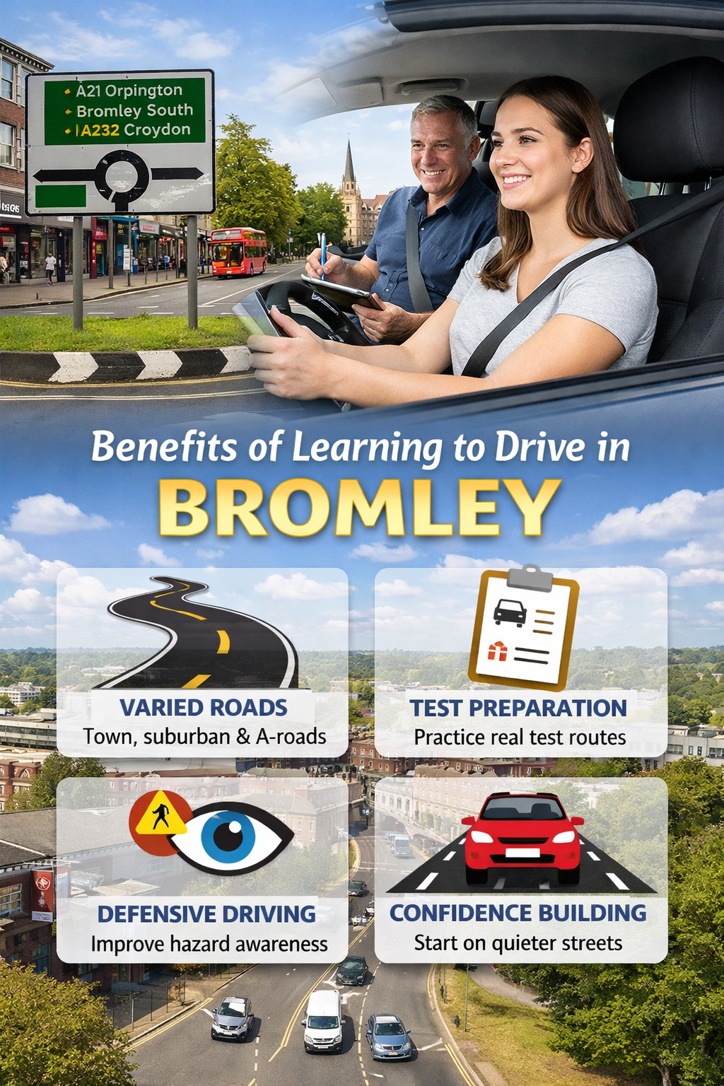 benefits of learning to drive in bromley