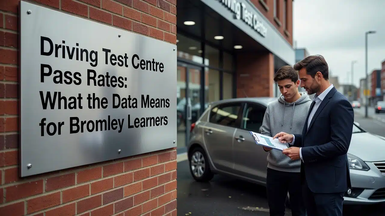 Professional header image for industry analysis: Driving Test Centre Pass Rates: What the Data Means for B...