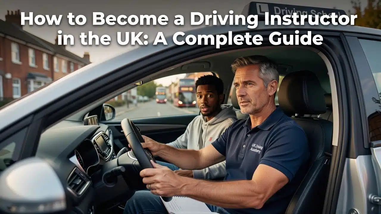 How to Become a Driving Instructor in the UK: A Complete Guide 3 Professional header image for step-by-step guide: How to Become a Driving Instructor in the UK: A Complete ...