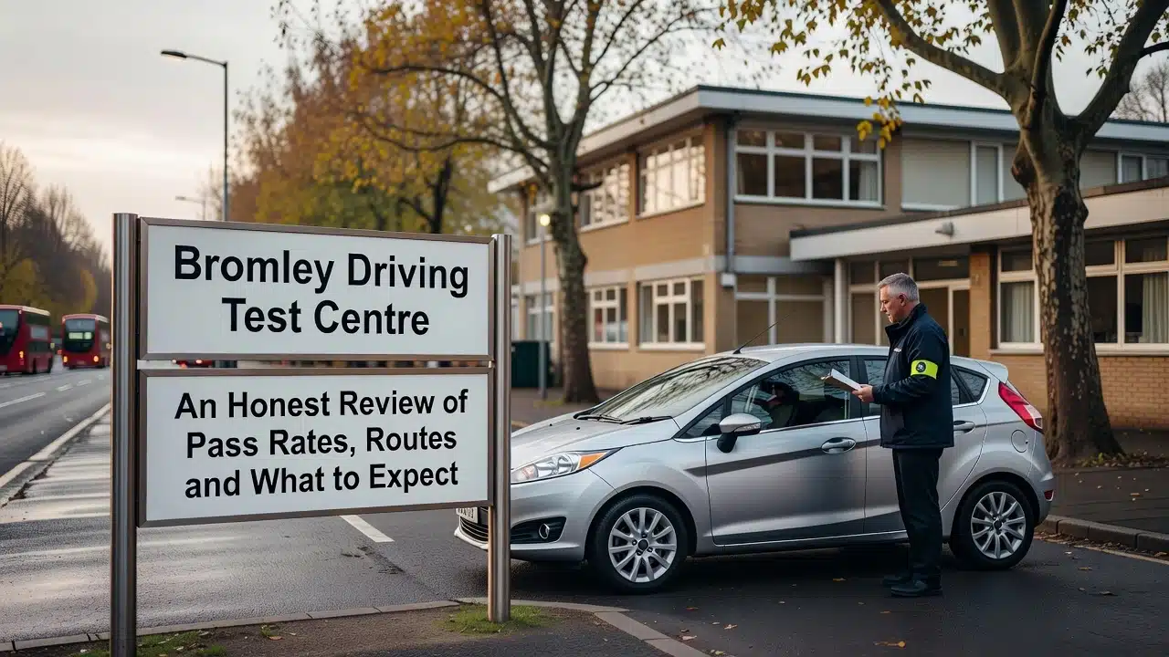 Professional header image for industry analysis: Bromley Driving Test Centre: An Honest Review of Pass Rat...
