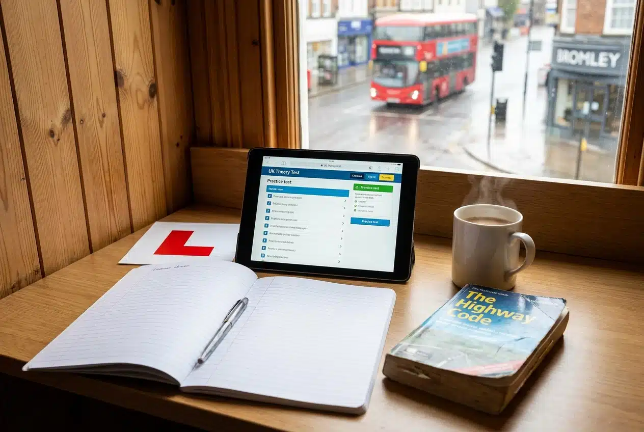 Professional header image for industry analysis: How Many Questions Are in the UK Theory Test? A Section-b...